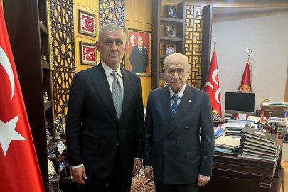 Hacıosmanoğlu'ndan MHP lideri Bahçeli'ye ziyaret