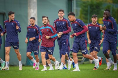 Trabzonspor'da Hearts maçı hazırlıkları