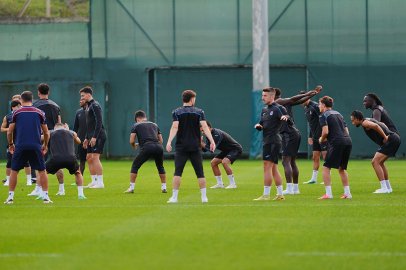Trabzonspor’da Hearts maçı hazırlıklarını tamamladı