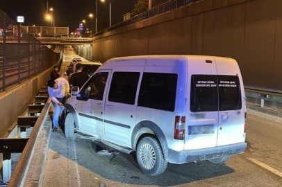 Bursa'da ehliyetsiz motosiklet sürücüsü kaza yaptı