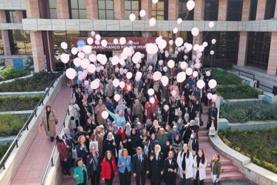 Bursa'da gökyüzü pembeye boyandı