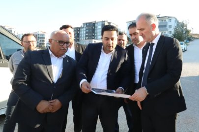 İnegöl'de 26 sokakta kaldırım çalışması devam ediyor