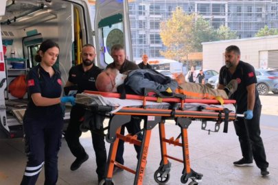İnegöl’de çatıdan düşen usta hastaneye kaldırıldı