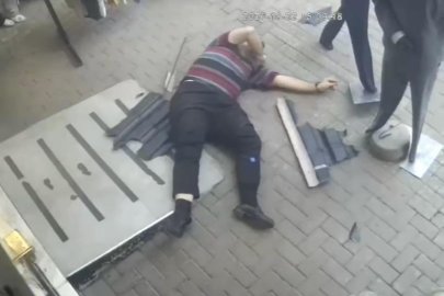 Bursa'da kediyi kurtarmak isteyen eğitimci yere böyle çakıldı