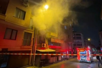 Bursa'da kıraathanede çıkan yangın korkuttu