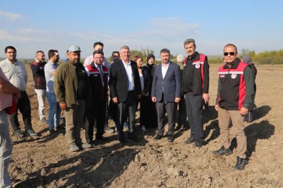 Bursa’da 150 dekarlık alana yapay mera
