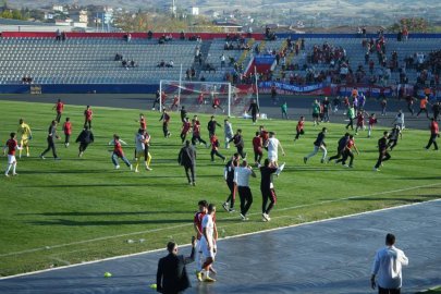 Son dakika golünde saha karıştı