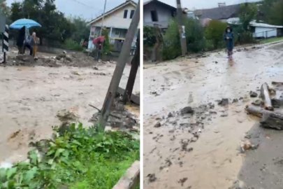 Karacabey'de ekipler taşan derede çalışma başlattı
