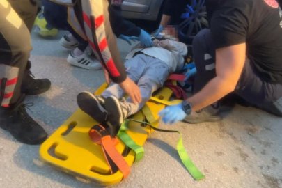 Bursa'da küçük çocuğa motosiklet çarptı