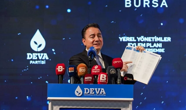 DEVA Partisi Yeni Eylem Planını Bursa'da açıkladı