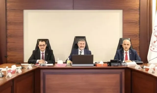 Bakan Nebati, Kirişci ve Dönmez'den kritik toplantı