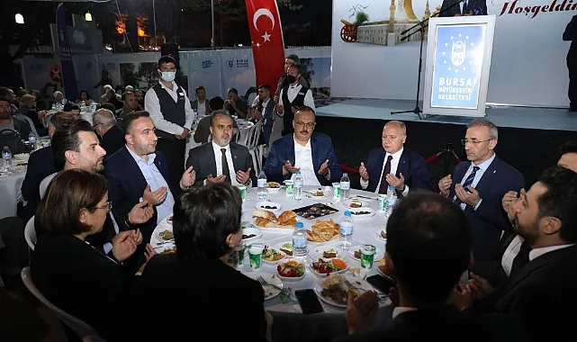 Bursa'da 10 bin kişilik tarihi iftar  