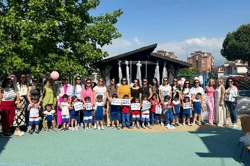 Bursa'da annelerle çocukların eğlenceli buluşması