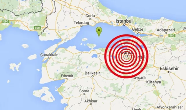 Bursa'da bir deprem daha!