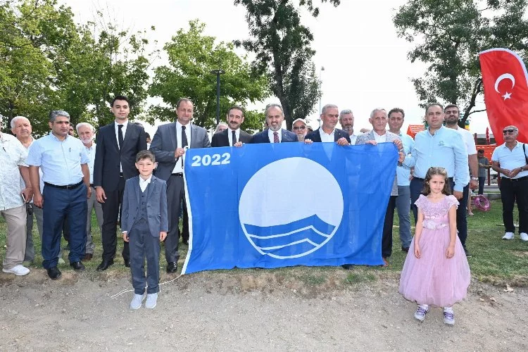 Bursa'da İznik Gölü'ne Mavi Bayrak