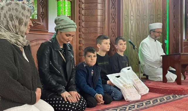 Bursa'da Moldovyalı anne ve 3 oğlu Müslüman oldu