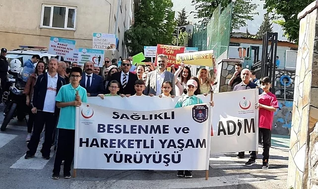 Bursa’da “Sağlık için hareket et” yürüyüşü  