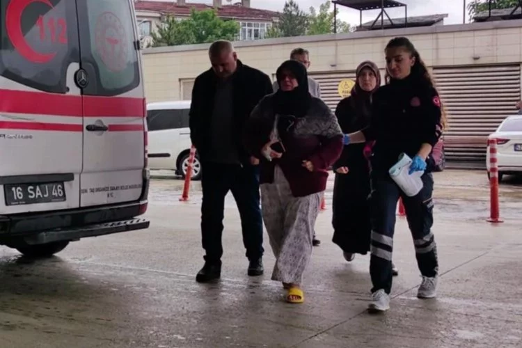 Bursa'daki yangından son anda kurtarıldı