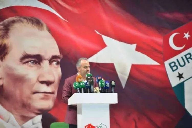Bursaspor Kulübü'nden Başkan Aktaş’a teşekkür etti