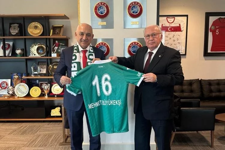 Bursaspor Kulübü TFF’yi ziyaret etti