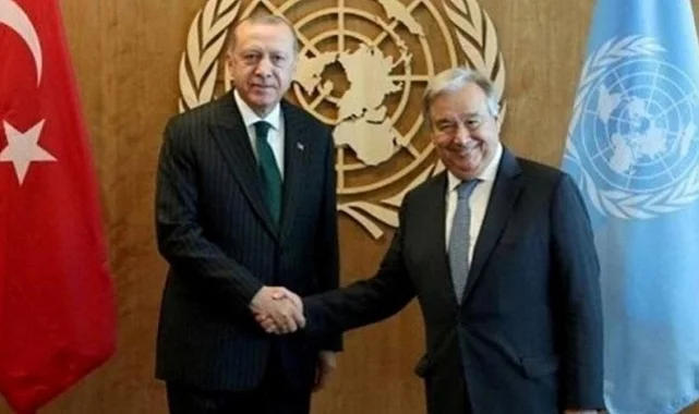 Cumhurbaşkanı Erdoğan, Antonio Guterres ile görüştü 