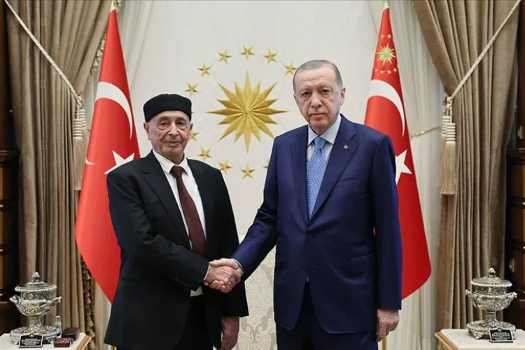 Cumhurbaşkanı Erdoğan, Başkan Salih'i kabul etti