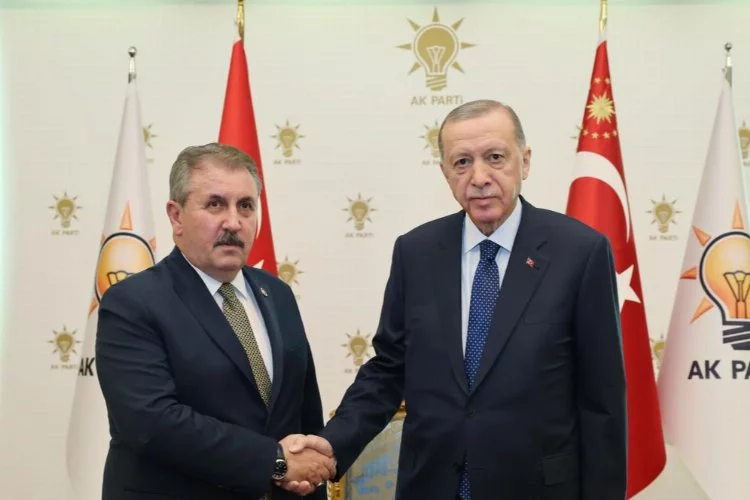 Cumhurbaşkanı Erdoğan, BBP lideri Destici’yi kabul etti