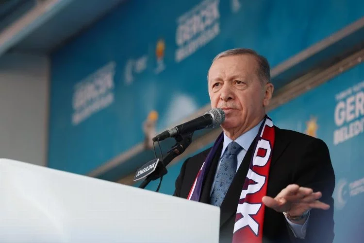 Cumhurbaşkanı Erdoğan: "Biz  eserlerimizle sözlerimizle konuşuruz”