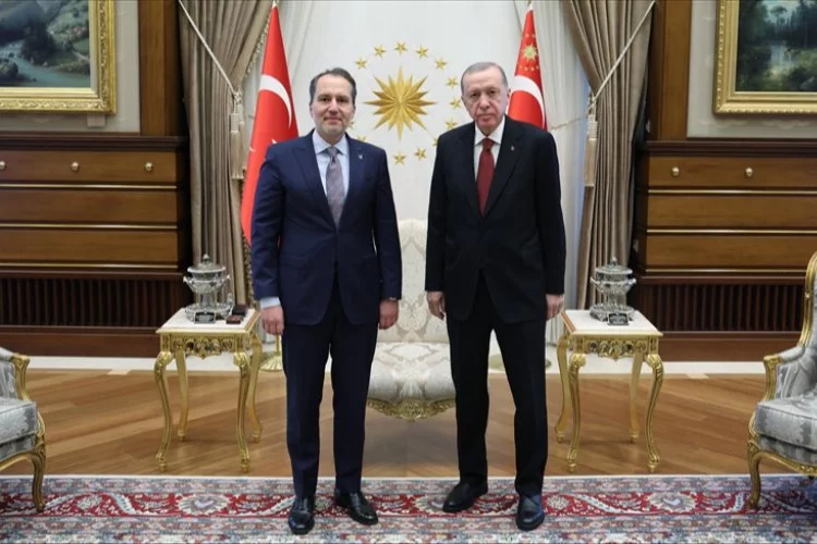 Cumhurbaşkanı Erdoğan, Erbakan'ı kabul etti