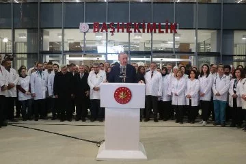 Cumhurbaşkanı Erdoğan, Hatay’da iki hastanenin açılış törenine katıldı