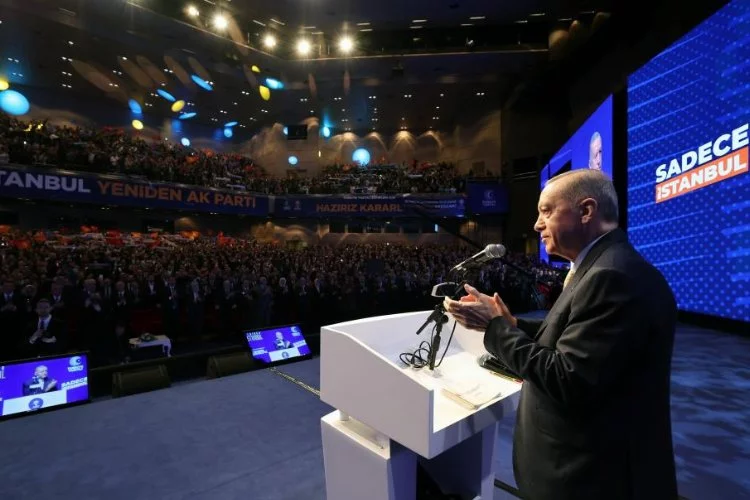 Cumhurbaşkanı Erdoğan: “İstanbul çeyrek asırlık irtifa kaybetti”