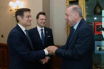 Cumhurbaşkanı Erdoğan, Prof. Dr. Öz’ü kabul etti