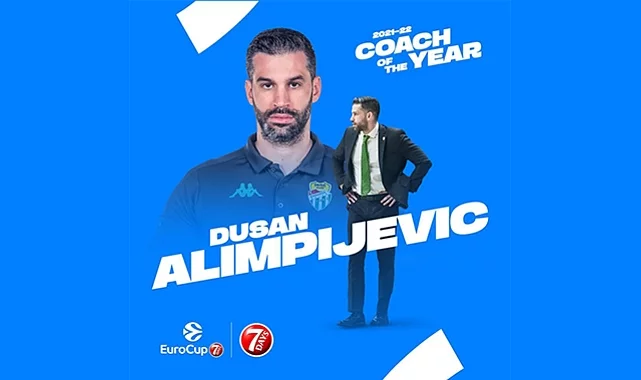 Dusan Alimpijevic, Eurocup’ta yılın başantrenörü oldu  