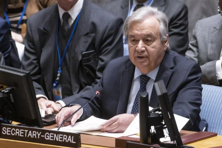 Guterres: “Gazze halkı büyük bir insani felaket yaşıyor”