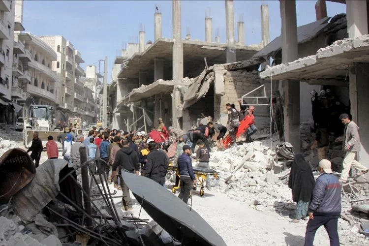 İdlib'de korkunç tablo: 66 sivil öldürüldü