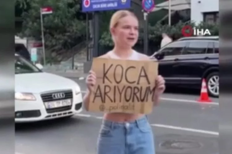İlginç olay: Belaruslu genç kadın “Koca arıyorum” dövizi açtı