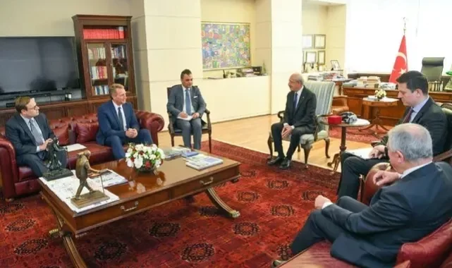 Kılıçdaroğlu, ABD Büyükelçisini kabul etti