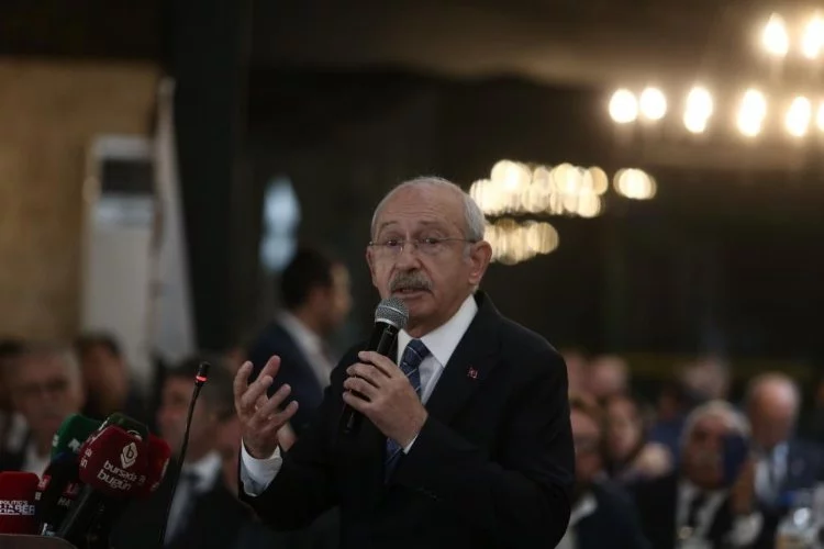 Kılıçdaroğlu Bursa'da konuştu “Bizim de geçmişte hatalarımız oldu”