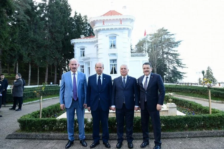 KKTC Cumhurbaşkanı Tatar, Atatürk Köşkü’nü ziyaret etti