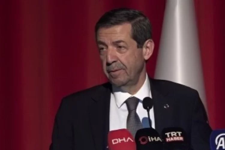 KKTC Dışişleri Bakanı Ertuğruloğlu, BUÜ'de konuştu