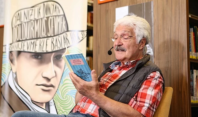 Oyuncu Salih Kalyon Bursa'da kitap okuma etkinliğine katıldı