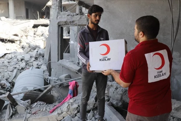 Türk Kızılay Gazze'deki sivillerin yanında